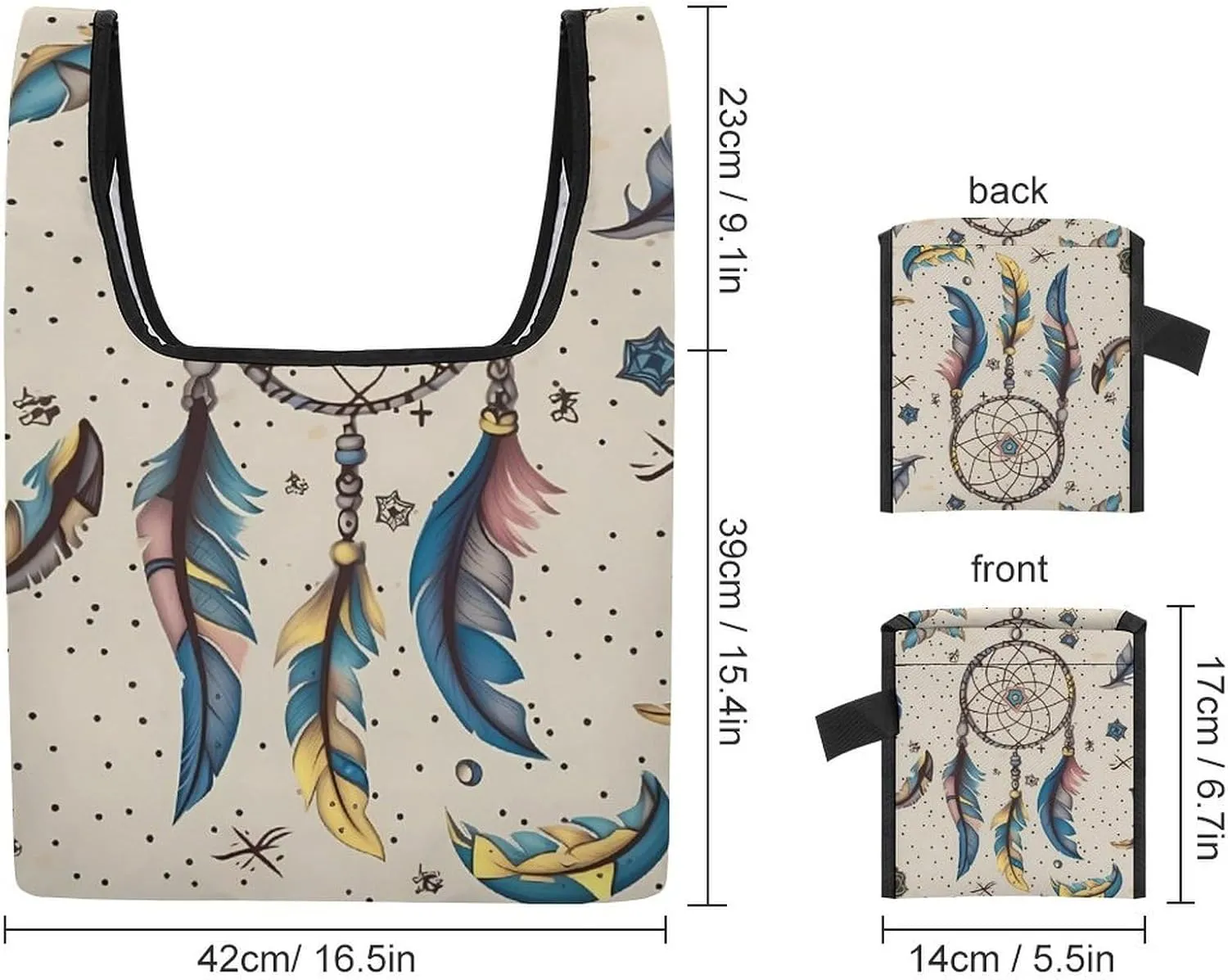 Grocery Bag Reusable Tote Bag Foldable Dog Paw Print Shopping Bag Handbag Washable Shoulder Bag for Travel