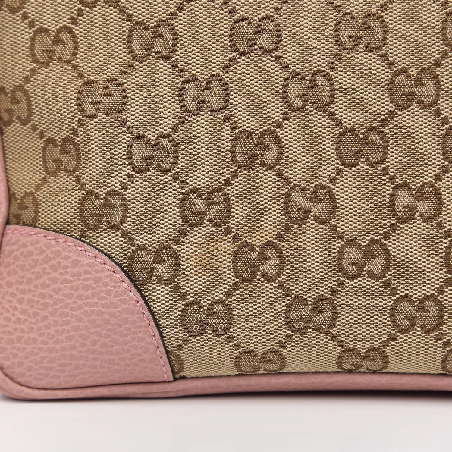 Gucci GG Canvas Small Bree Tote in Soft Pink