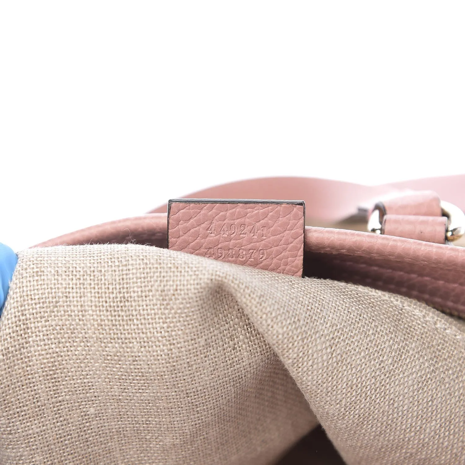 Gucci GG Canvas Small Bree Tote in Soft Pink