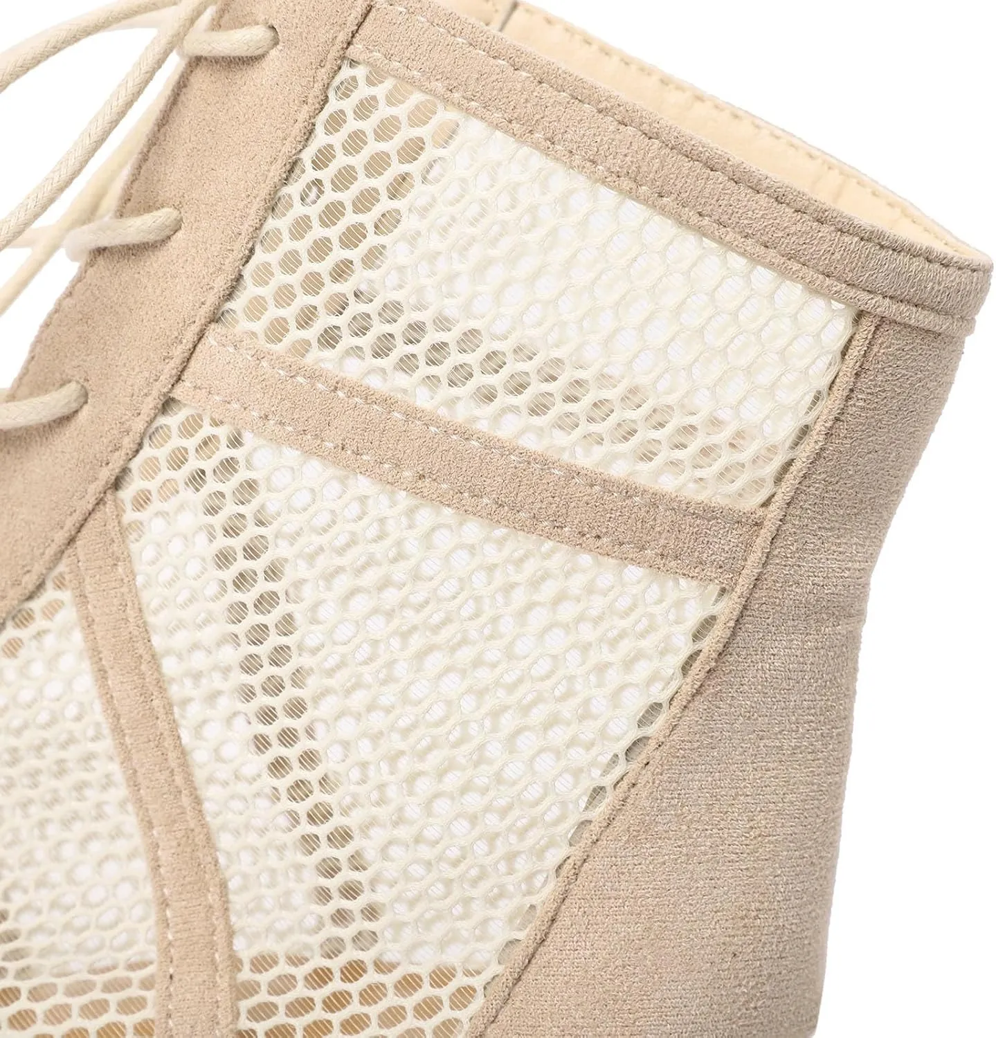 High Heels for Women Peep Toe Summer Booties Breathable Mesh Sandals Classic Gladiator Sandals Strappy Dress Shoes