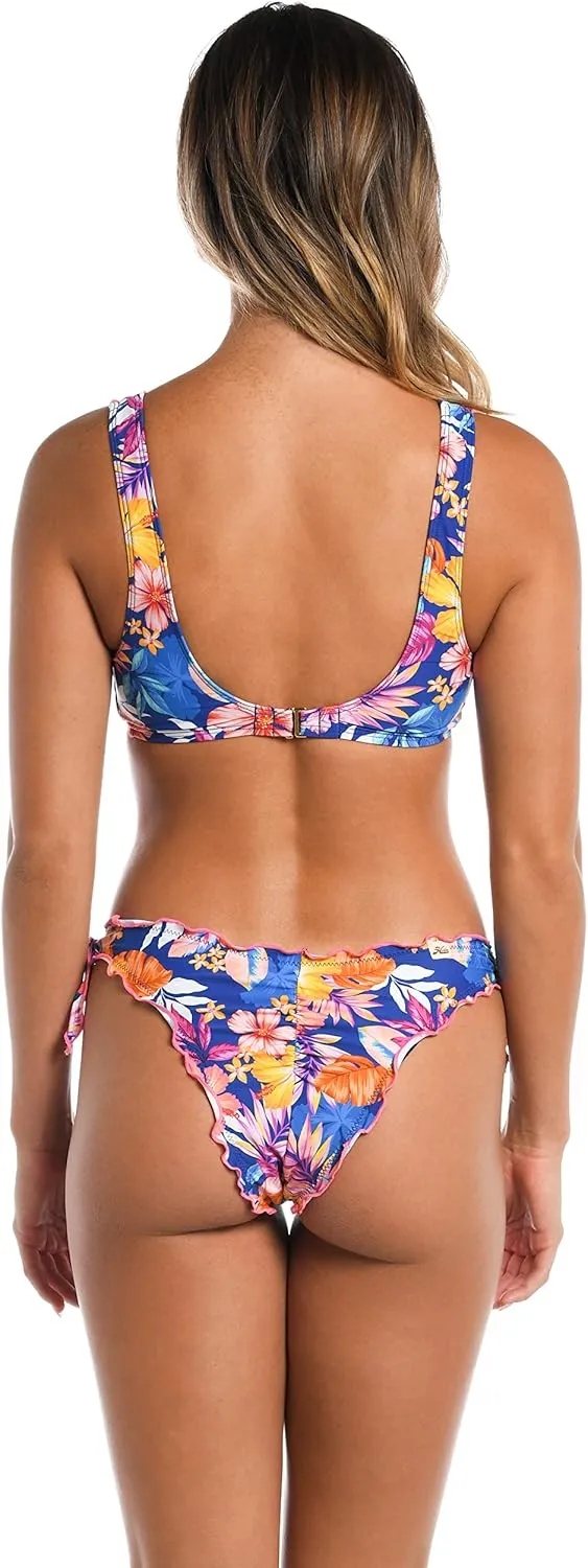 Hobie Women's Standard Ruffle Bralette Bikini Swimsuit Top