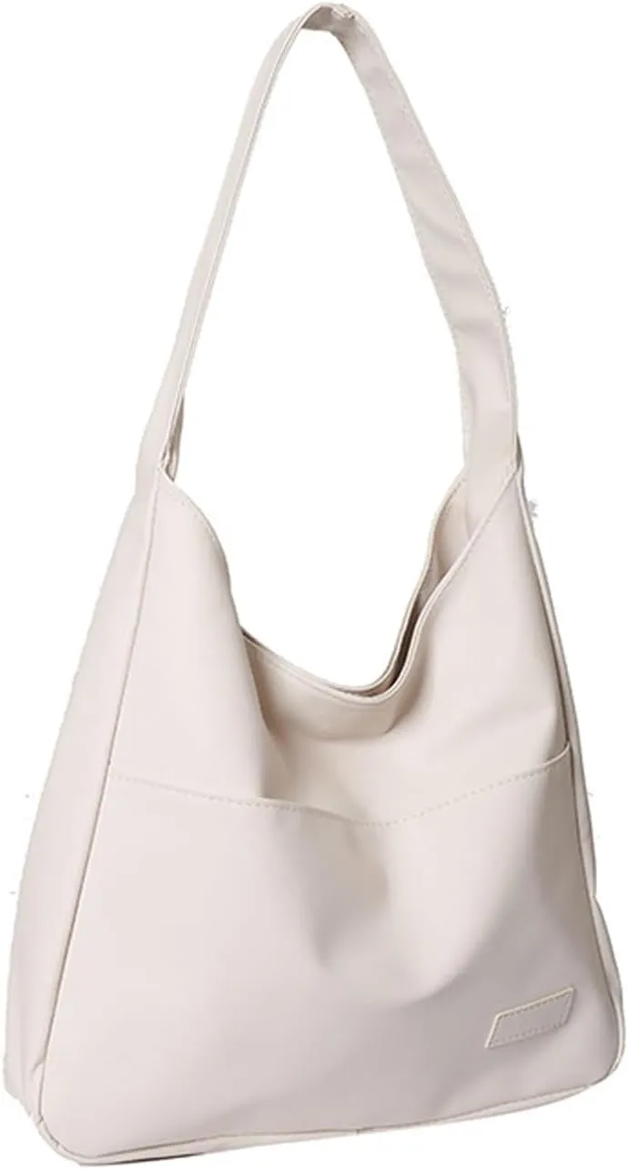 Hobo Bag Women's Fashion Vegetarian Leather Handbag Wallet Casual Trend Large Soft Shoulder Bag