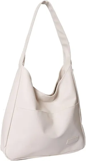 Hobo Bag Women's Fashion Vegetarian Leather Handbag Wallet Casual Trend Large Soft Shoulder Bag