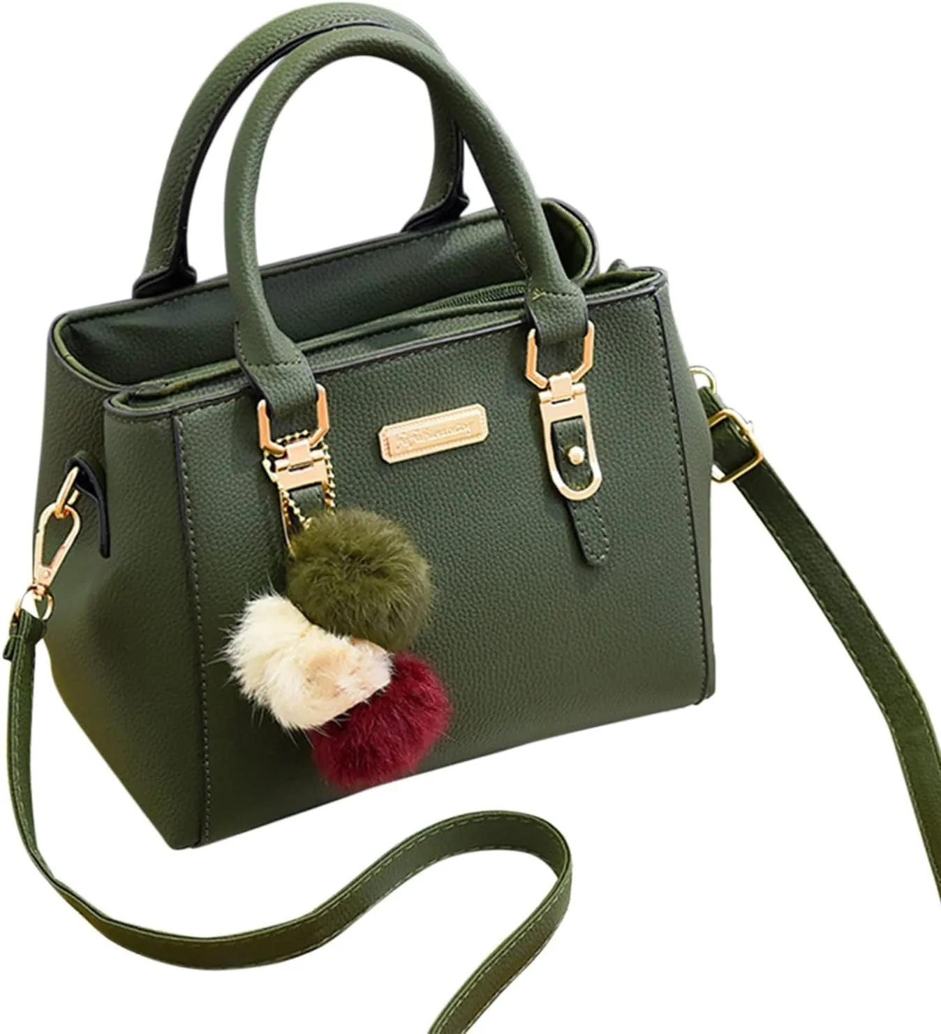 Hobo Shoulder Bag with Big Snap Hook Hardware Large Hobo Shoulder Bag