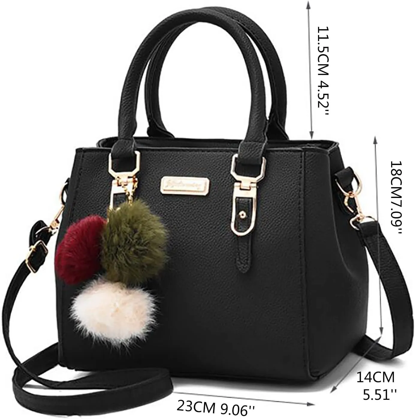 Hobo Shoulder Bag with Big Snap Hook Hardware Large Hobo Shoulder Bag