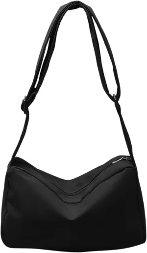 Hobo Shoulder Bag with Big Snap Hook Hardware Shoulder Bag for Women Small Trendy Hobo Handbag