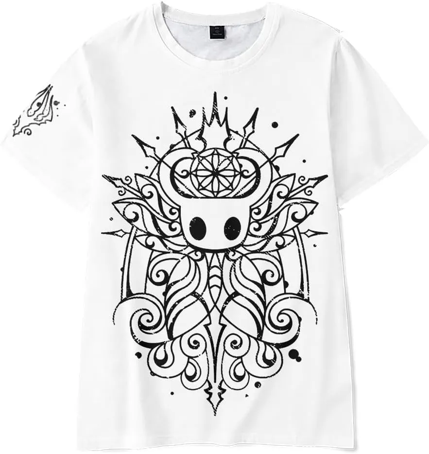 Hollow Knight Pure Vessel T-Shirt Merch Men Short Sleeve Women Funny Tee Unisex