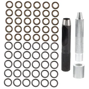 HOMSFOU Grommet Tool Kit of Copper Eyelets with Installation Tools for Bags Shoes Clothes and DIY Crafts Durable and Easy to Install Grommets and Eyelet Supplies