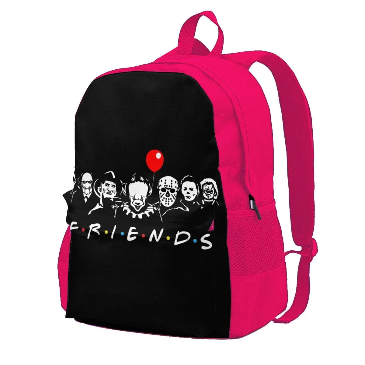 Horror Movie Halloween Friends Backpacks Film Character Tourist Durable Streetwear Backpack Polyester Daily Bags