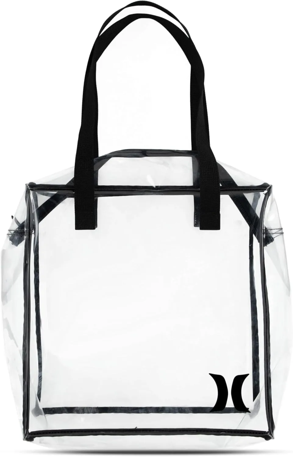 Hurley Clear Tote Bag, Black