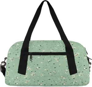 Irregular Note Kids Duffle Bag Boys Girls Small Sport Dance Gym Bag for Overnight Travel Weekender Carry On