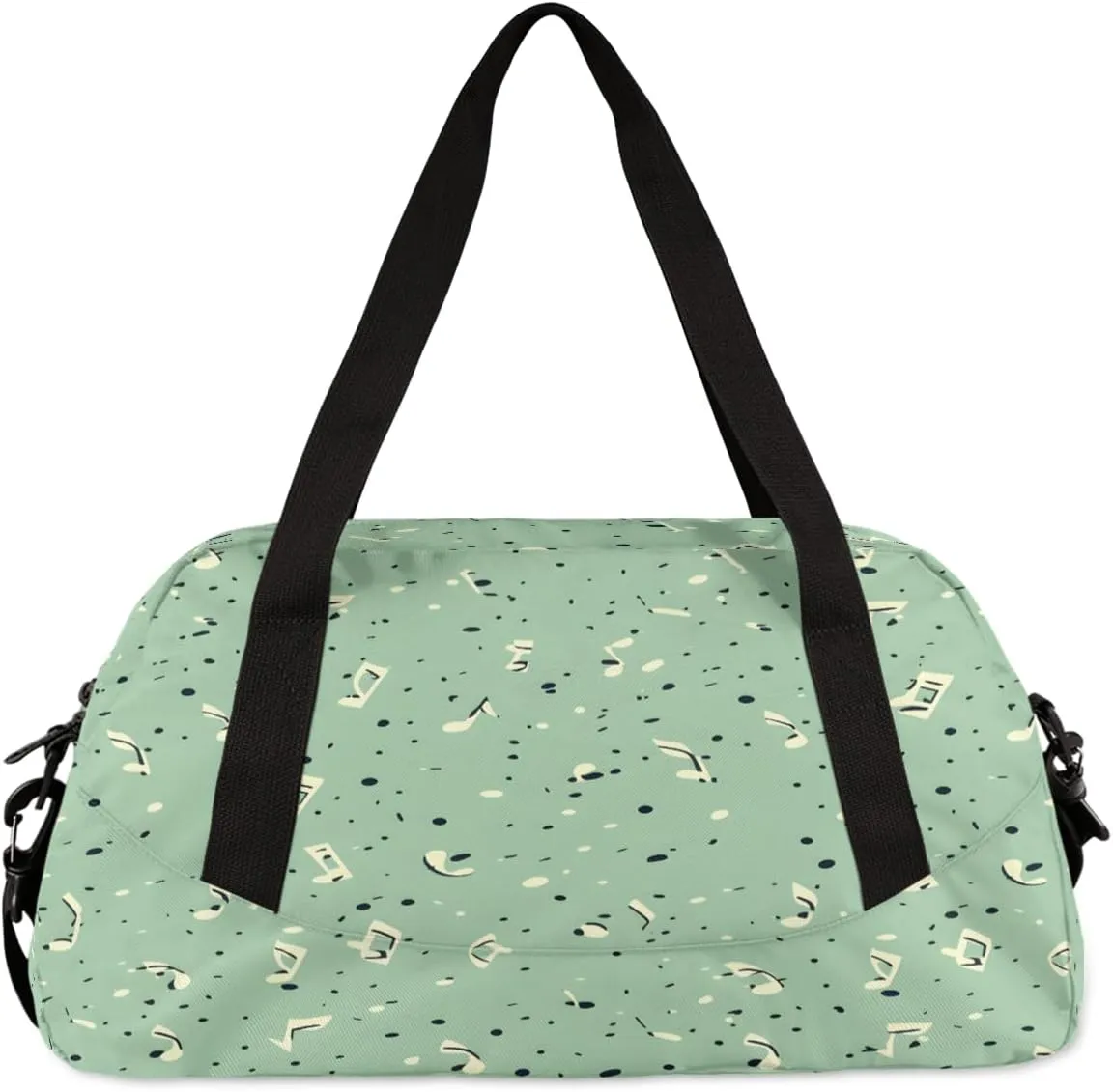 Irregular Note Kids Duffle Bag Boys Girls Small Sport Dance Gym Bag for Overnight Travel Weekender Carry On