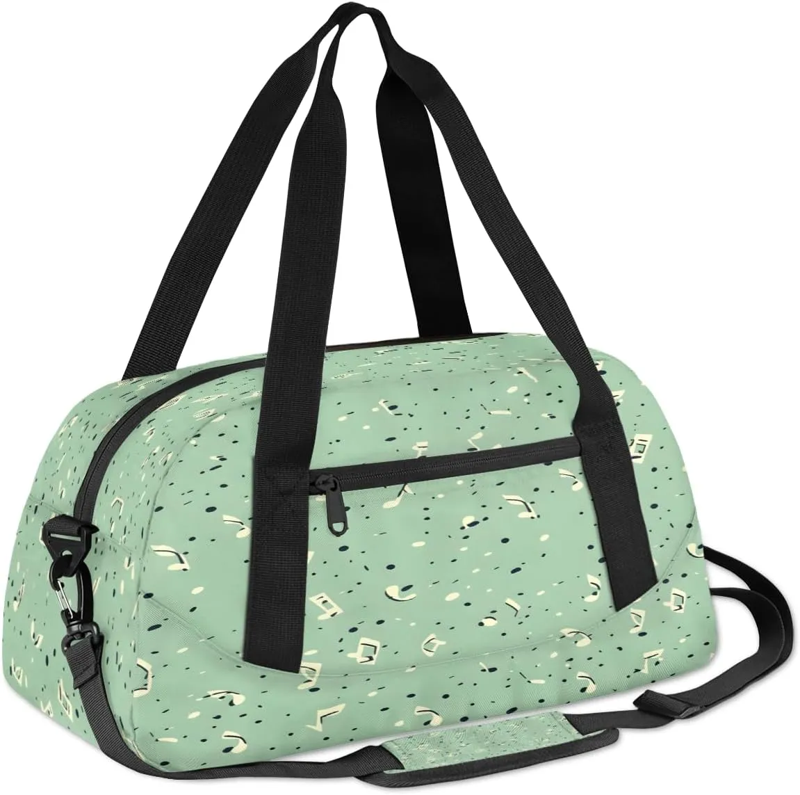 Irregular Note Kids Duffle Bag Boys Girls Small Sport Dance Gym Bag for Overnight Travel Weekender Carry On