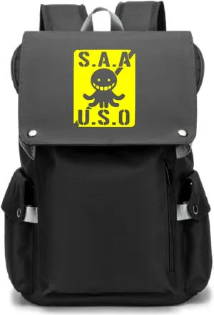 ISaikoy Anime Assassination Classroom Backpack Bookbag Shoulder School Bag Daypack Cosplay Laptop Bag 1