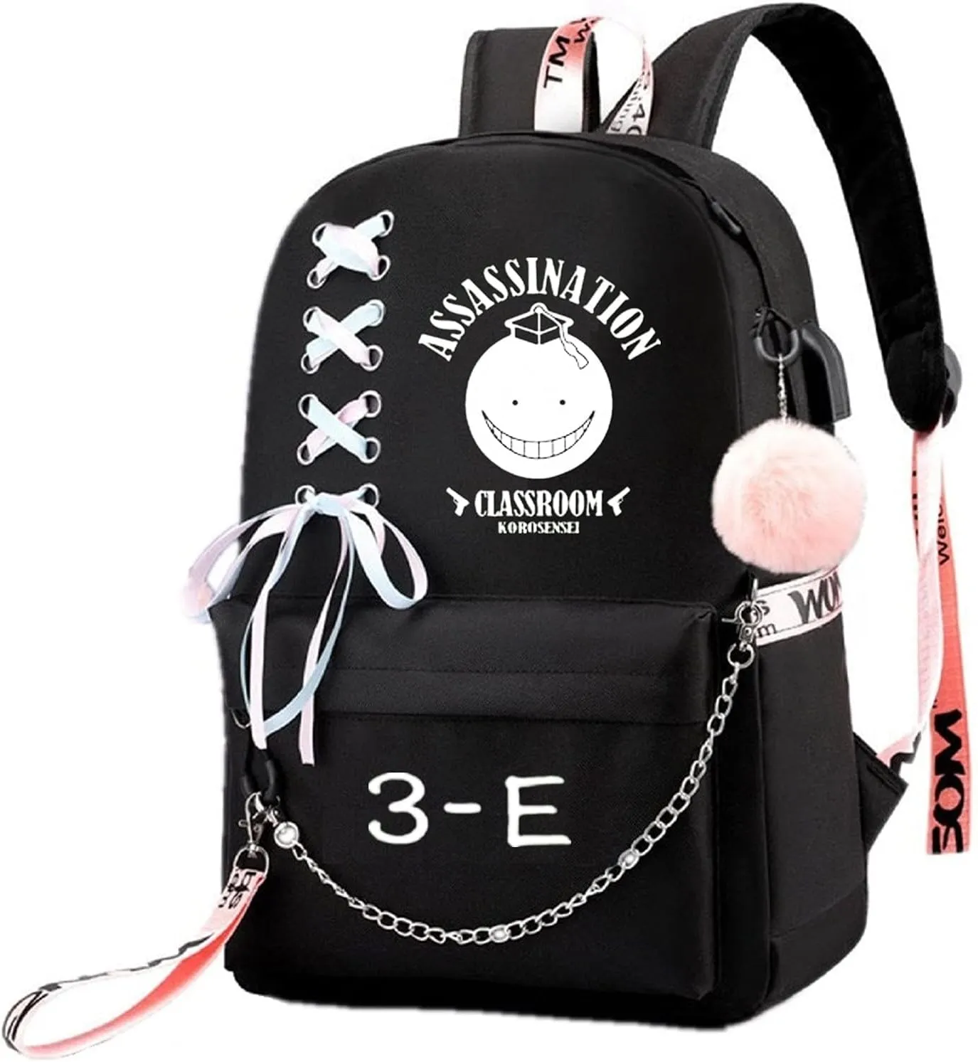 ISaikoy Anime Assassination Classroom Backpack Satchel Bookbag Daypack School Bag Shoulder Bag