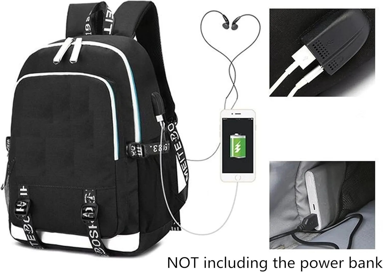 ISaikoy Anime BLUE LOCK Backpack Shoulder Bag Bookbag Student School Bag Daypack Satchel A10