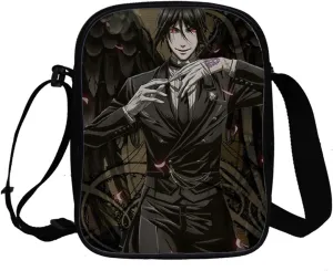 ISaikoy Anime Ciel Phantomhive Cross body Bag Sebastian Handbag Satchel Shoulder Bag Sling Bag B2