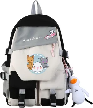 ISaikoy Anime Fruit Basket Backpack Kyo Soma Tohru Yuki Bookbag Daypack School Bag Shoulder Bag 11