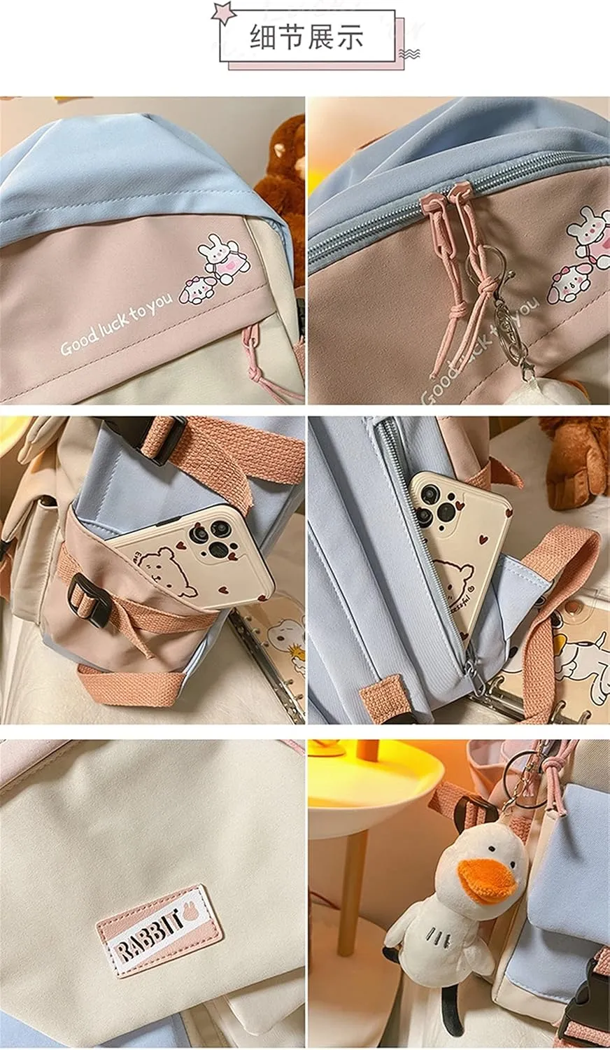 ISaikoy Anime Fruit Basket Backpack Kyo Soma Tohru Yuki Bookbag Daypack School Bag Shoulder Bag 11
