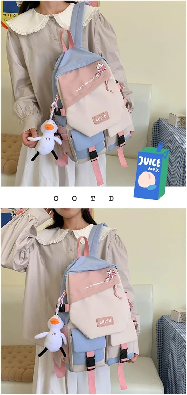 ISaikoy Anime Future Diary Backpack Bookbag Shoulder School Bag Daypack Laptop Bag 10