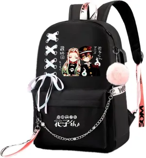 ISaikoy Anime Toilet Bound Hanako kun Backpack Bookbag Daypack Shoulder Bag Handbag School Bag Style17