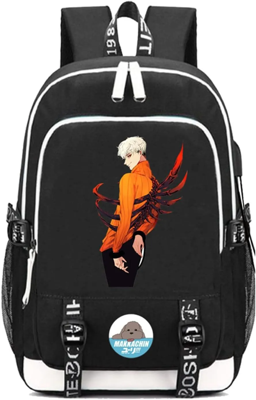 ISaikoy Anime YURI!!! on ICE Backpack Shoulder Bag Bookbag Student Satchel School Bag Daypack 10