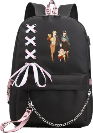 ISaikoy Anya Forger Backpack Shoulder Bag Bookbag School Bag Daypack Color10