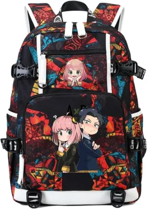 ISaikoy Cute Canvas Casual Backpack Shoulder Bag Bookbag School Bag Laptop Bag Daypack 10