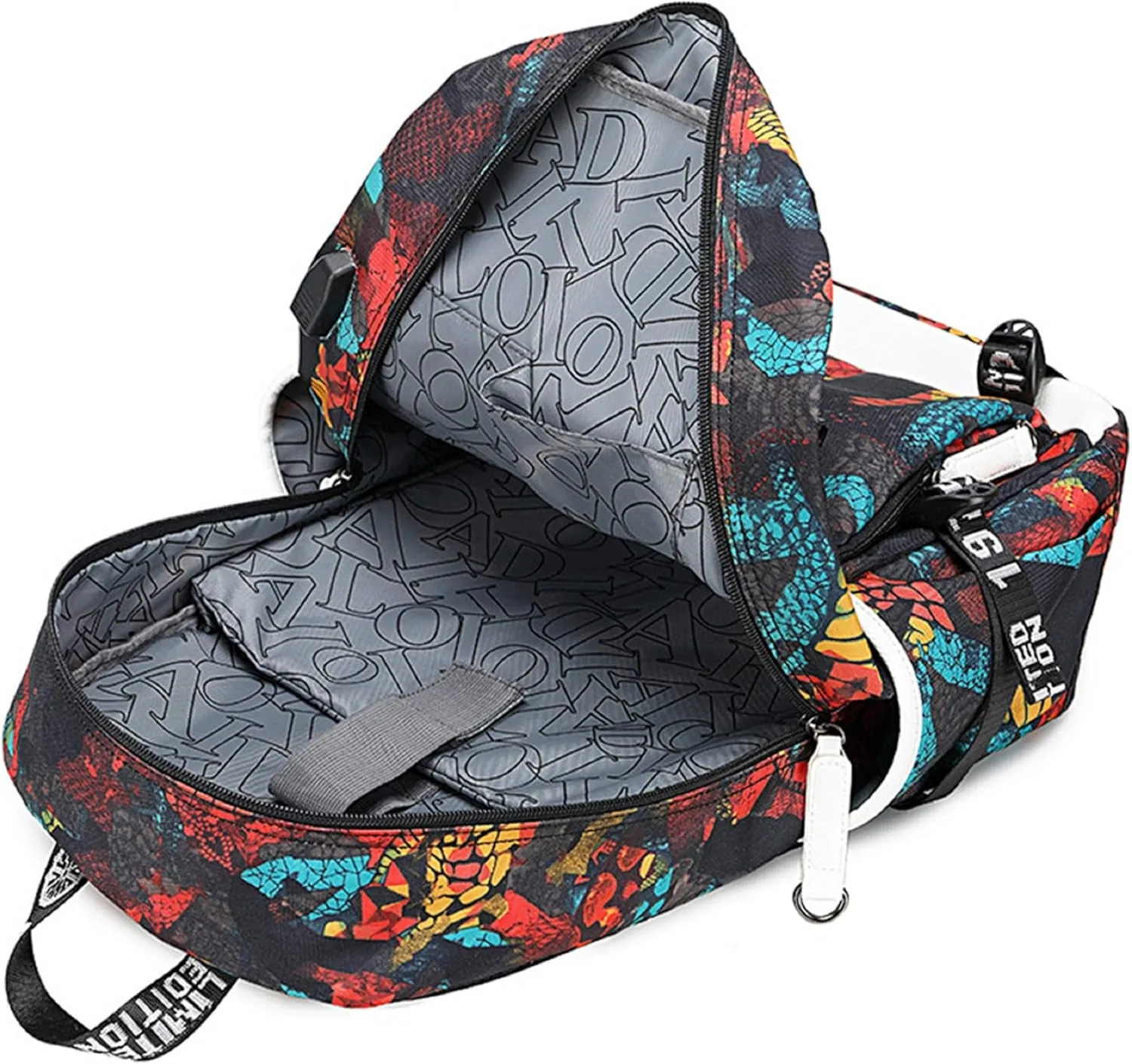 ISaikoy Cute Canvas Casual Backpack Shoulder Bag Bookbag School Bag Laptop Bag Daypack 10