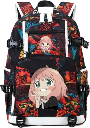 ISaikoy Cute Canvas Casual Backpack Shoulder Bag Bookbag School Bag Laptop Bag Daypack 19