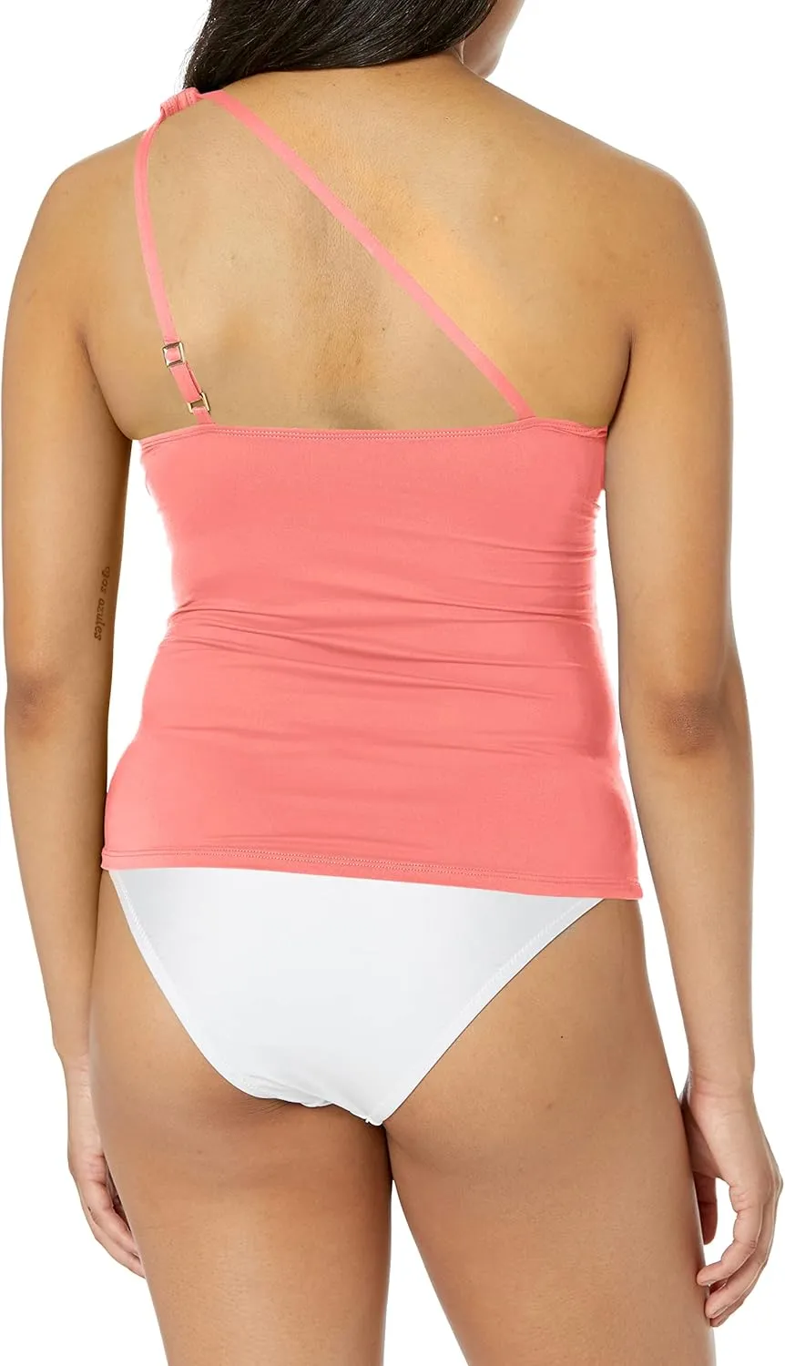 Island Goddess One Shoulder Keyhole Tankini Swimsuit Top