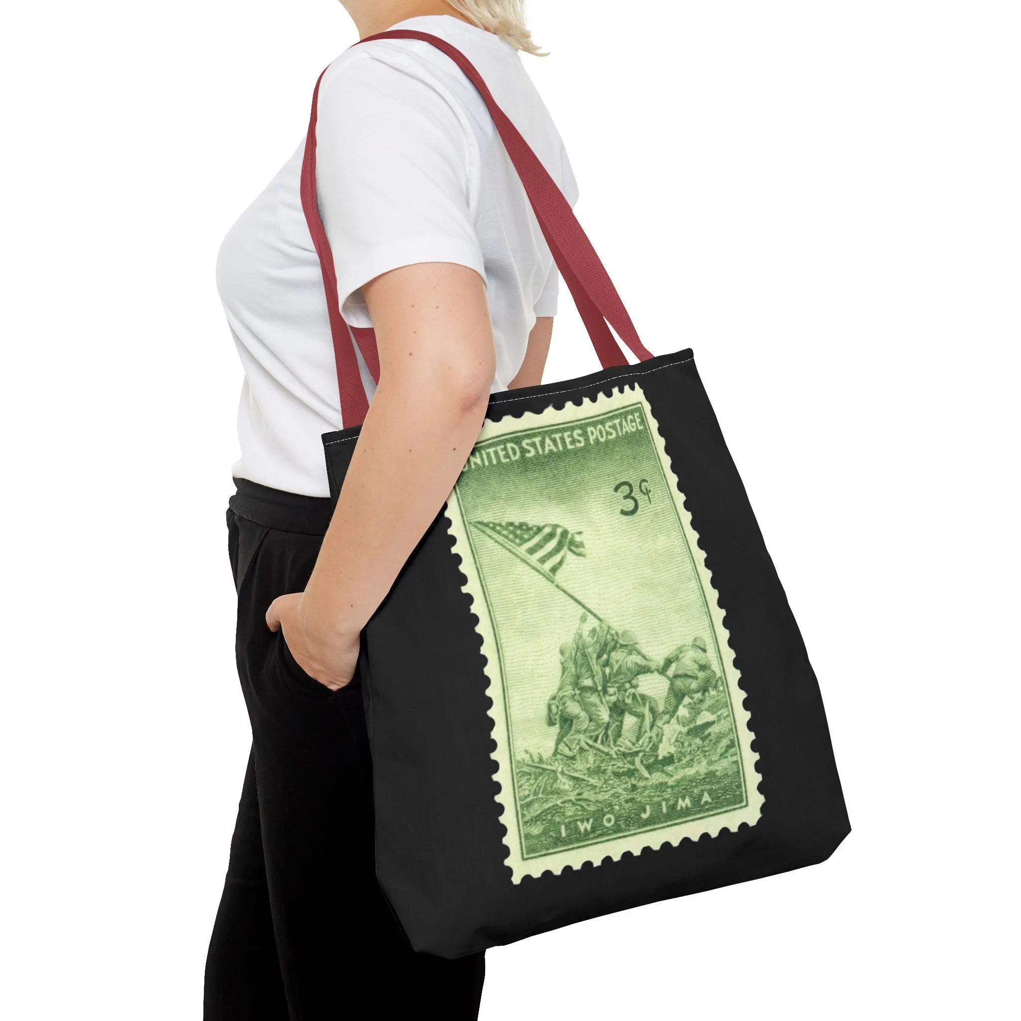 IWO JIMA MARINES STAMP Tote Bag
