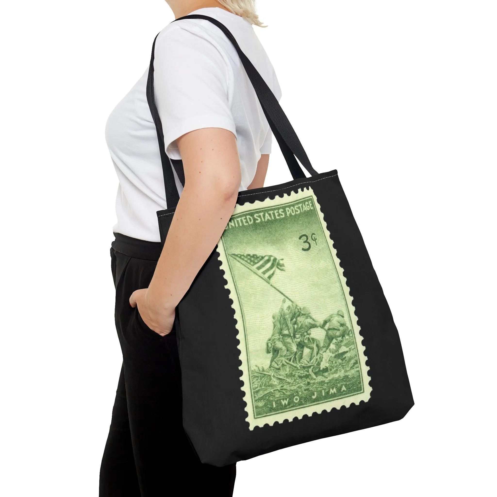 IWO JIMA MARINES STAMP Tote Bag
