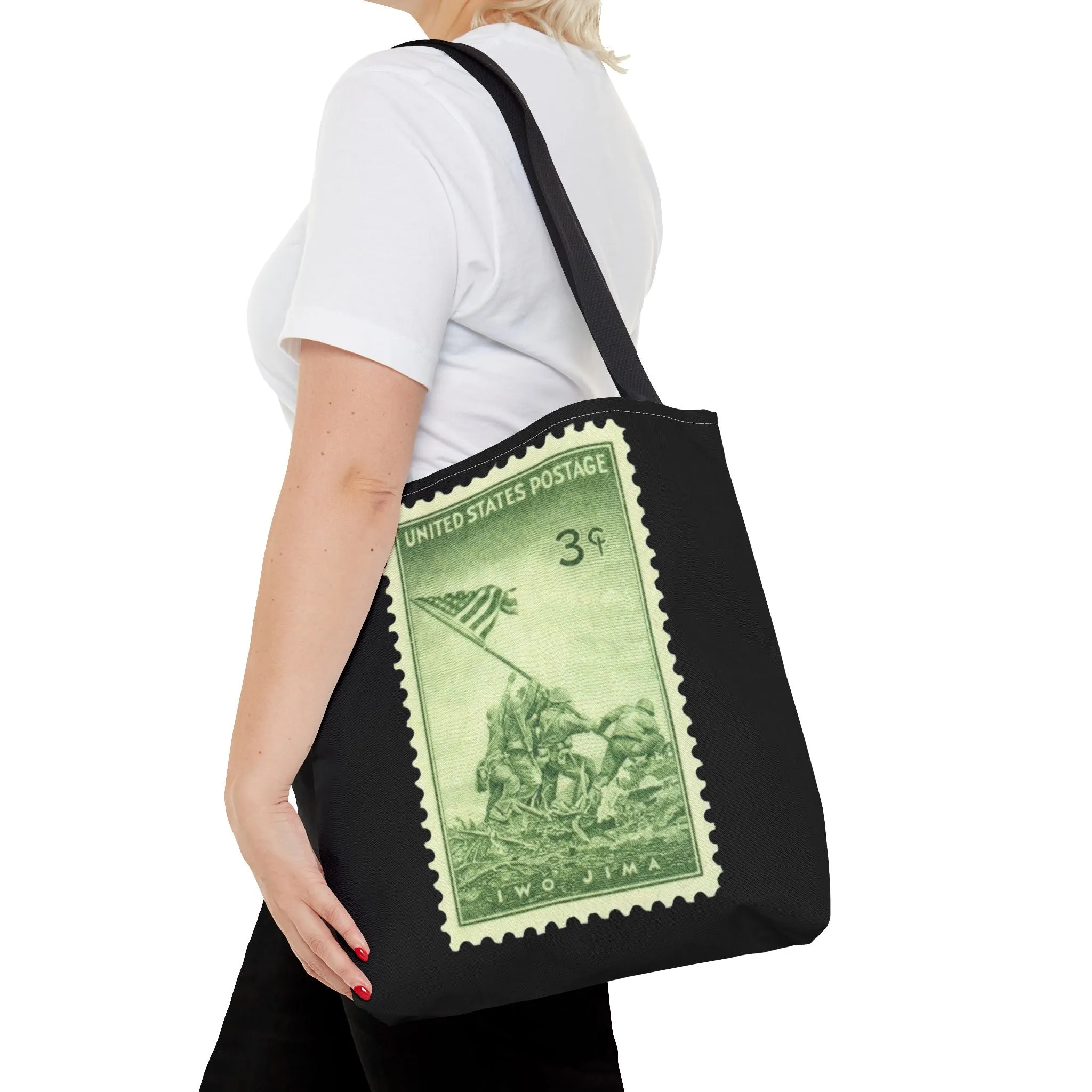 IWO JIMA MARINES STAMP Tote Bag