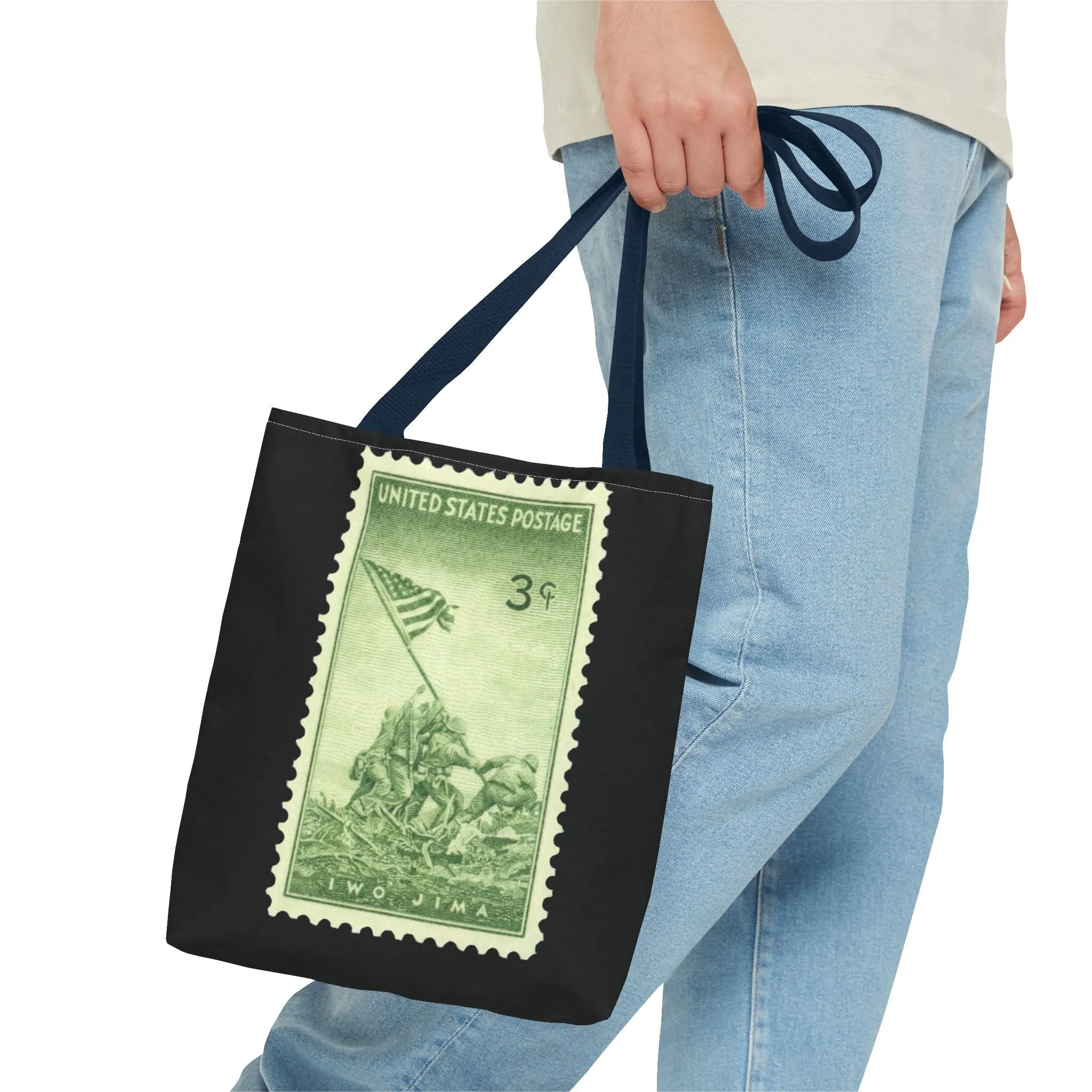 IWO JIMA MARINES STAMP Tote Bag