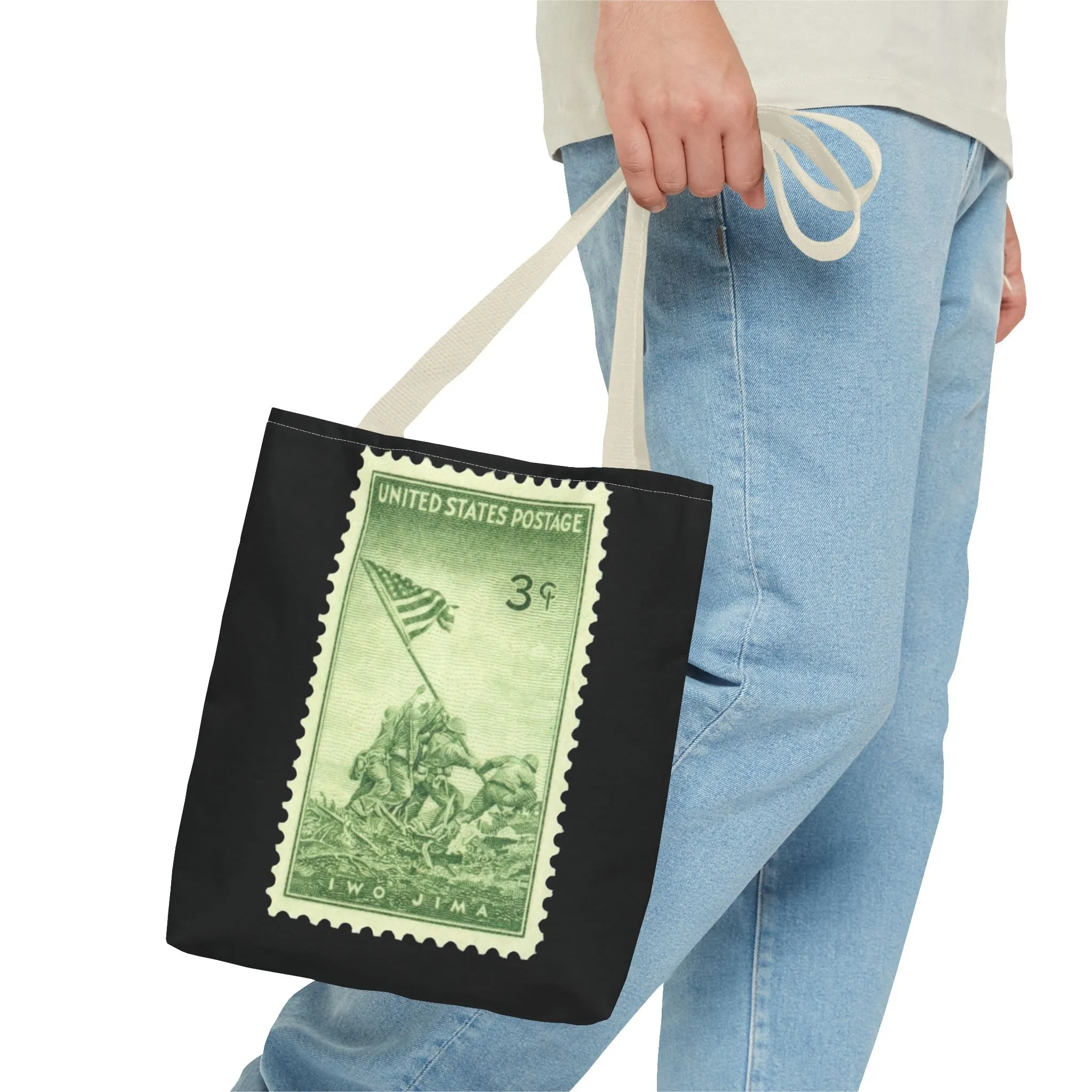 IWO JIMA MARINES STAMP Tote Bag