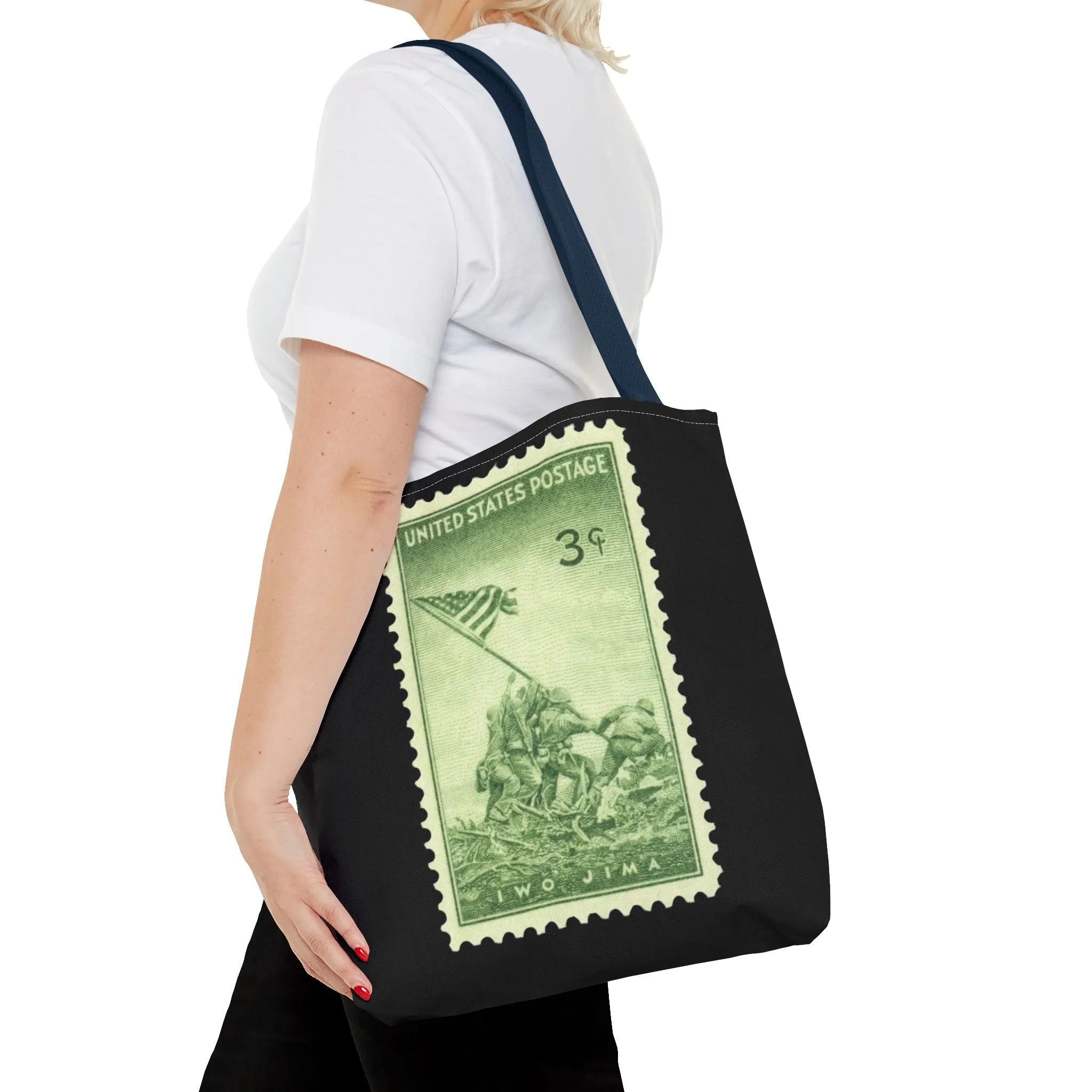 IWO JIMA MARINES STAMP Tote Bag