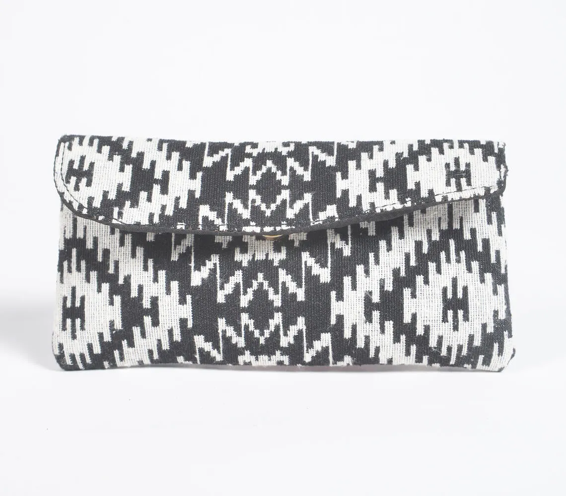 Jacquard Weave Monotone Tote, Sling & Wallet Set