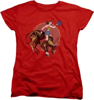 JLA Bull Rider Women's T Shirt