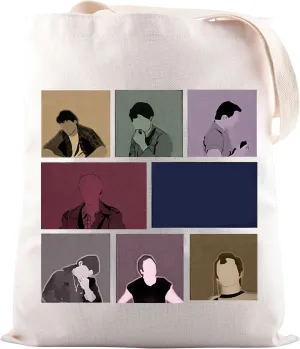 JNIAP 80s Crime Movies Inspired Tote Bag Book Movie Fan Gift for Friend