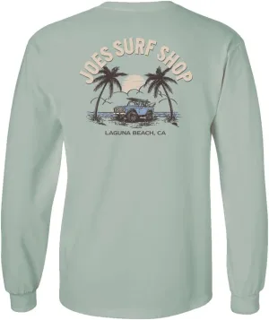 JOES SURF SHOP Men's Early Bird Logo Heavy Long Sleeve Tees