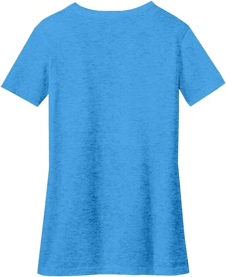 Joe's USA Ladies Soft Heather Blend V-Neck T-Shirts in Sizes XS-4XL