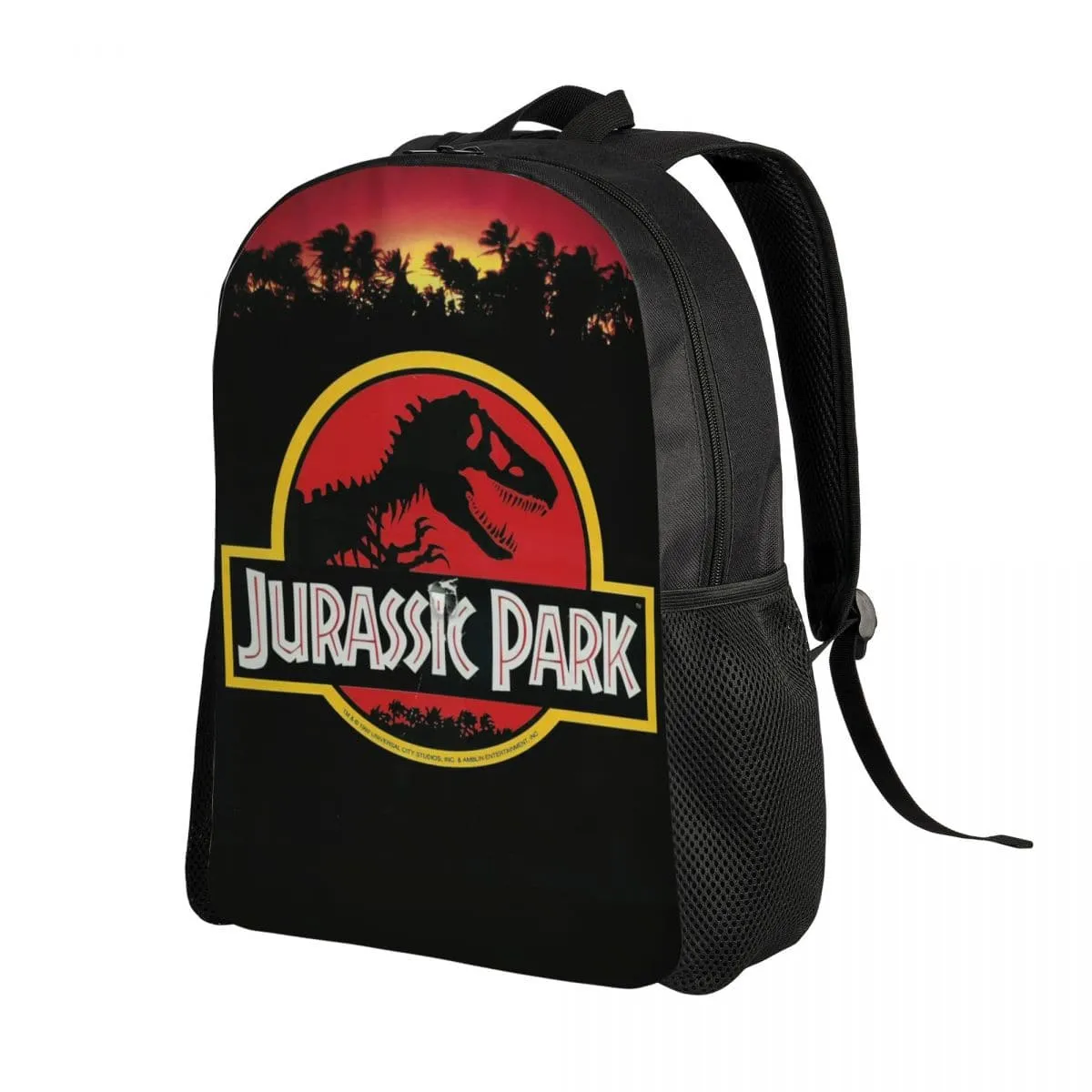 Jurassic Dinosaur Park Backpacks Sci Fi Fantasy Movie Film School College Travel Bags Men Women Bookbag Fits 15 Inch Laptop