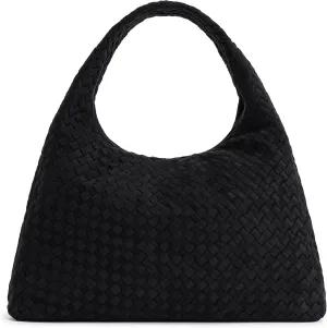 JW PEI Women's Iaura Faux Suede Woven Shoulder Bag