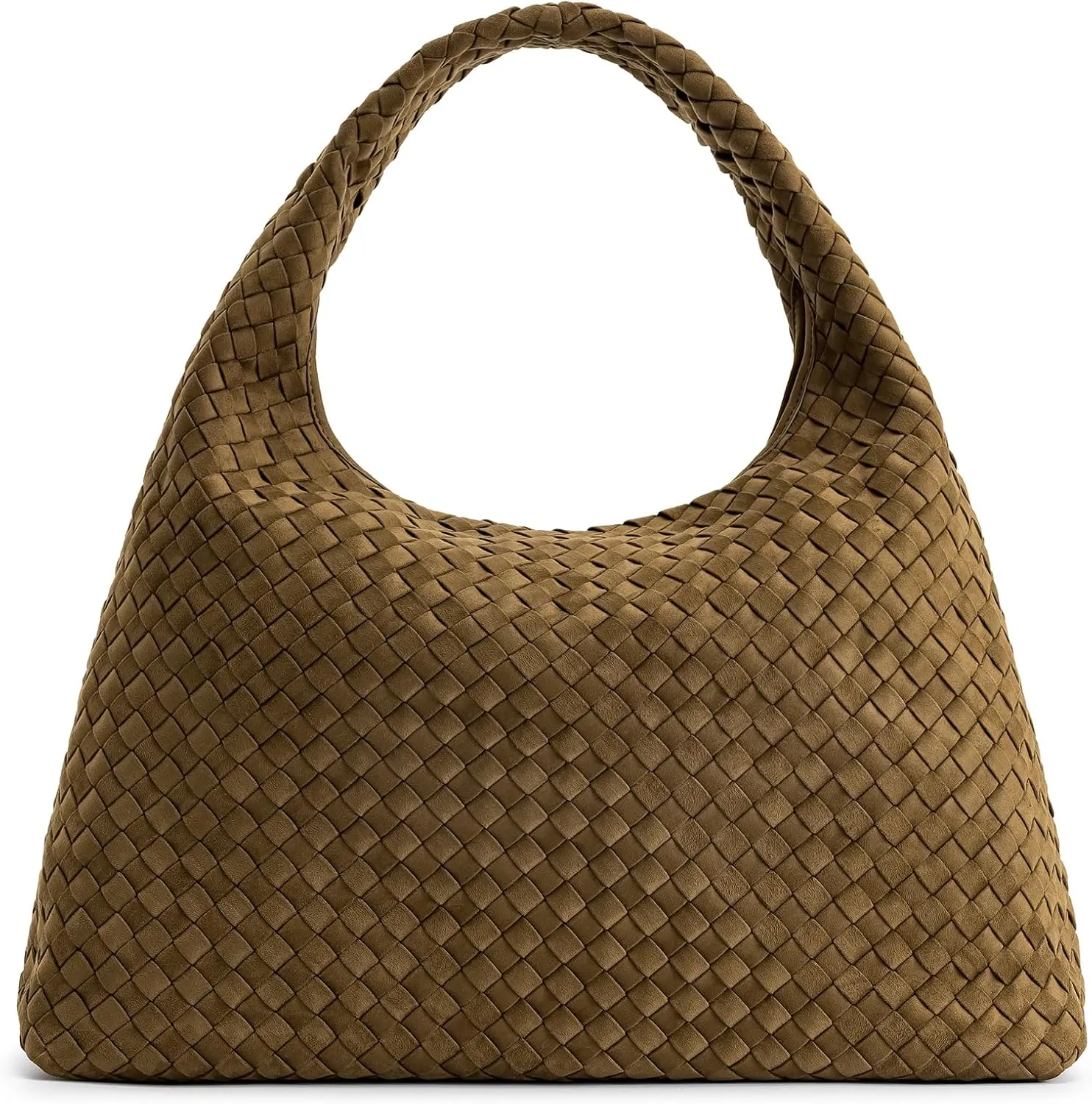 JW PEI Women's Iaura Faux Suede Woven Shoulder Bag
