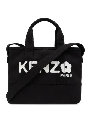 Kenzo Logo Small Canvas Tote Bag