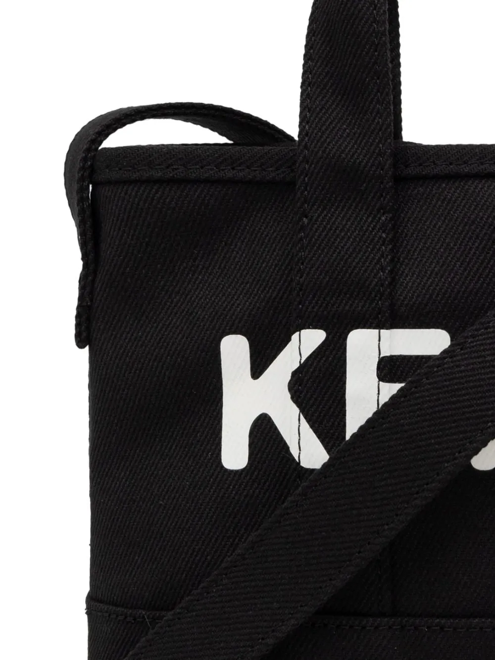 Kenzo Logo Small Canvas Tote Bag