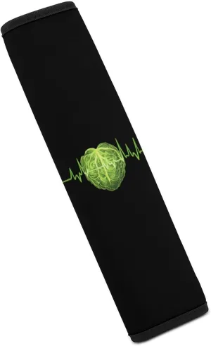 Kimchi Cabbage Car Seat Belt Pad Cover Printed Safety Belt Strap Shoulder Pad for Seatbelt Shoulder Bag 1PCS