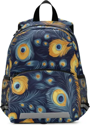 KLL Elementary Backpack for Girls Mini Multifunctional Book Bag for School Travel, Hand Drawing Camouflage Wavy
