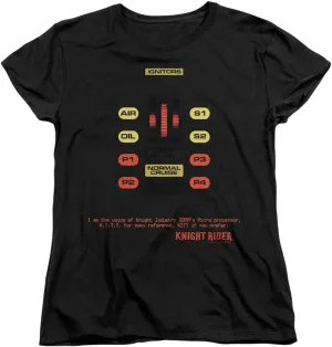 Knight Rider Kitt Consol Women's T Shirt